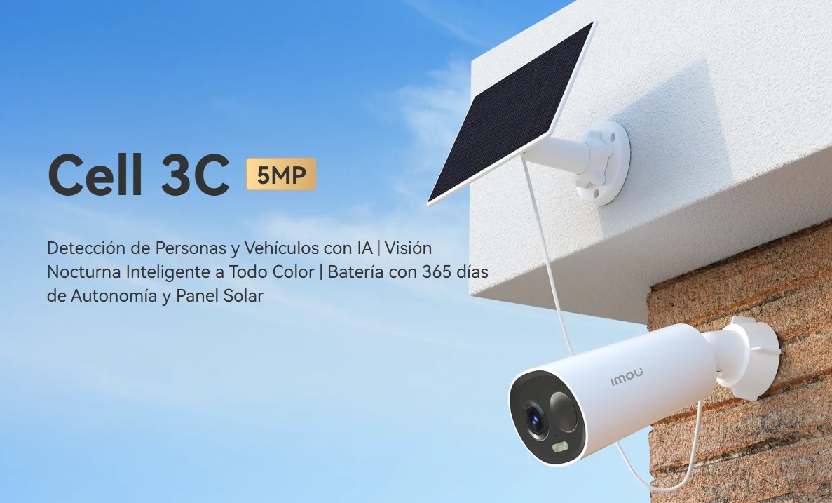 IPC-K9DC-5M0WH/FSP12-TYPEC. Cámara Imou Solar Cell 3C de 5MP Wifi Panel Batería